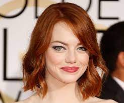 She's funny, talented and seems like a real girl's girl. Emma Stone Natural Hair Color Fiery Red Natural Hair Styles Natural Hair Color Dyed Blonde Hair