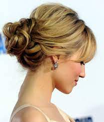 Romantic Loose Bun Updos Updos For Medium Length Hair Short Hair Updo Medium Length Hair Styles