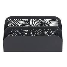 Range Courrier Metal Motif Feuillage Tropical Ajoure Noir Gifi 543122x En 2020 Objet Decoration Cadre Photo Love Feuillage