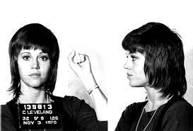 Jane fonda and lily tomlin on marching, protesting and being arrested. Looking At Jane Fonda S Decades Of Activism And Protest Jane Fonda Protest Arrest Climat