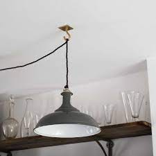 They can also be used to hang plants or wind chimes from the ceiling. Cast Bronze Cable Hook For Ceiling Light Ceiling Lights Cast Bronze Interior Design