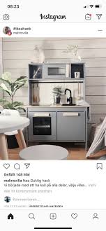 ikea keukentje in kleur grijs ikea duktig kuche ikea spielkuche ikea kinderkuche