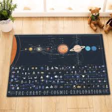 Details About The Chart Of Cosmic Exploration Floor Carpet Non Skid Door Bath Mat Decor Rugs