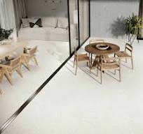 White Terrazzo Look Porcelain Tile 40x40