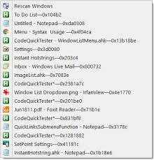 Now check the activation status again. Autohotkey Tip Of The Week Quick Menu For Activating Open Windows Jack S Autohotkey Blog