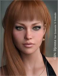 3d Model Gdn Djenna For Genesis 8 Female Free Download Digital Art Girl Female Model