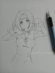 Fujiwarachika Chika Anime Drawings Sketches Anime Drawings Anime Sketch