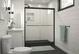 Sterling Finesse 59 5 8 W X 70 5 16 H Semi Frameless Sliding Shower Door At Menards