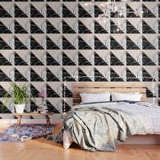 View and download our high definition modern pink bedroom wallpaper. Modern Black White Marble Rose Gold Color Block Stripes Blush Pink Wallpaper By Girlytrend Society6