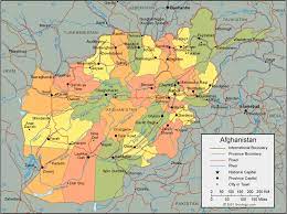 Afghanistan on a world wall map: Afghanistan Map And Satellite Image