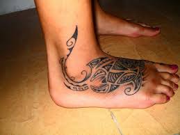 Women Samoan Tribal Tattoos Tattoo Feet For Girls Of A Half Turtle Half Ray Polynesian Des Tribal Tattoos For Women Tribal Foot Tattoos Tribal Tattoo Designs
