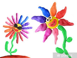 Vinilo Pixerstick Amistad flores de plastilina • Pixers® - Vivimos ...