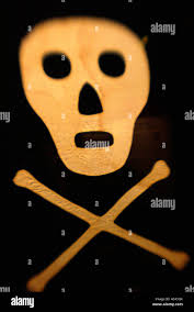 An original 'Jolly Roger' pirate flag,