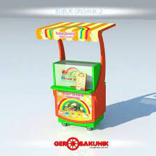 gerobak bubur organik desain