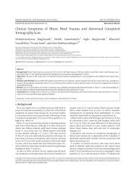And 7 p.m., except that from july 1 to labor day, they may work until 9 p.m. Pdf Clinical Symptoms Of Minor Head Trauma And Abnormal Computed Tomography Scan