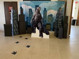 Godzilla Photo Booth Godzilla Birthday Godzilla Birthday Party Godzilla Party