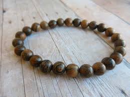 Mens Wooden Bracelet Rosewood Wooden Beads Bracelet Mens Etsy Manner Armband Holzperlen Armband Perlen