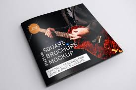 Free Mockups Mockups Design Easy To Download Square Brochures Brochure Mockup Psd Brochure Mockup Free