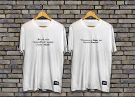 Gambar desain baju kaos terbaik download now baju kaos polos kaos di. Jual Kaos Distro Dengan Desain Tulisan Keren Bisa Custom Warung Kaos
