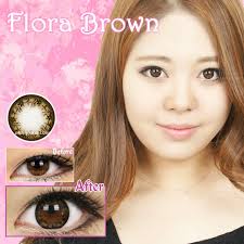 Flora Brown Contact Lenses