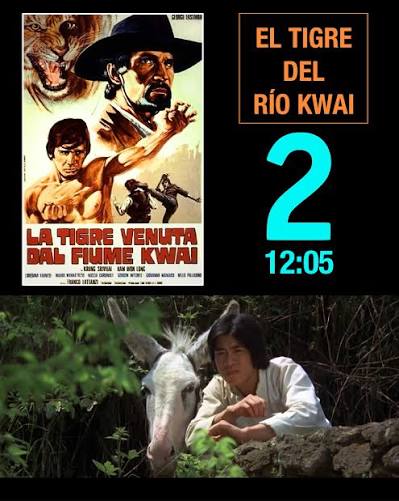 Hoy miércoles "El tigre del río Kwai" a las 12:05 en La 2 de Rtve #SpanishWestern #guiadelspaghettiwestern #spaghettiwestern