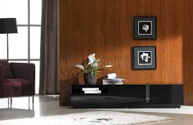 Modern black 51in high gloss tv cabinet stand unit console led light for 65in tv. Black High Gloss Finish Modern Elegant Tv Stand