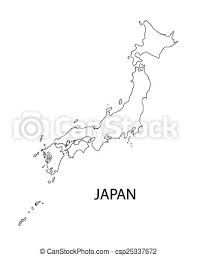 Click on the below images to increase! Outline Of Japan Map Canstock
