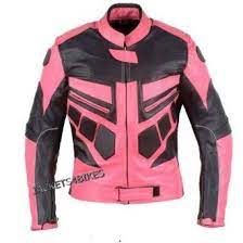 Womens Motorcycle Ce Armor Leather Jacket Pink Motorcycle Women Motorcycle Jacket Jackets