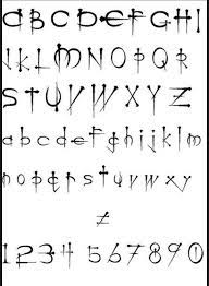 The general height of this alphabet is five inches; Celtic Font For Tattoo Tattoo Lettering Fonts Lettering Alphabet Fonts Best Tattoo Fonts