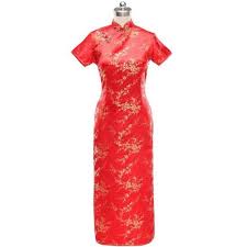 Knee length cap sleeve floral embroidery velvet cheongsam mother dress. Short Sleeve Brocade Traditional Cheongsam Floral Chinese Dress Idreammart