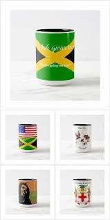 Mugs Jamaican Patois Tshirt Flag Caribbean Afrogifts Afrocentric Jamaica Island Culture Green Blackhistorym Mugs Black History Month Pan Africanism