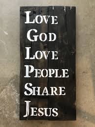 Wall Sign Love People Real Life Stories Gods Love