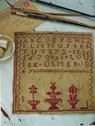 Finished size on 14 ct./28 ct fabric is 13 1/2 x 13 1/2. Ooh La La Book