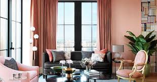 Black And Pink Room Paint 15 Pink Rooms You Ll Love Pink Living Room Luxe Living Room Living Room Color