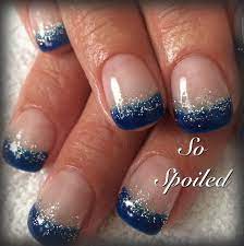 Bio Sculpture Gel Nail Art Weddingnails Navyfrenchtips Gel Nails French Nail Designs Fall Gel Bio Sculpture Gel Nails