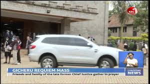 He was appointed by president mwai kibaki upon his election in 2003. Live Mass Of The Late Former Chief Justice Evans Gicheru Youtube