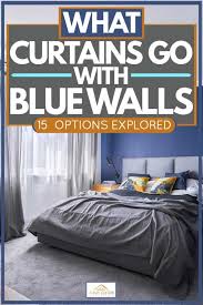 Matches well with various color palettes of curtains, rugs, furniture and any other home decor accent accessories. What Curtains Go With Blue Walls 15 Options Explored Home Decor Bliss