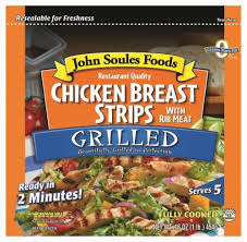 Doesn't taste like real meat. John Soules Foods Grilled Chicken Breast Strips With Rib Meat 16 Oz Kroger