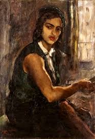 Women In The Act Of Painting October 2012 Female Art Amrita Sher Gil Art