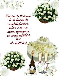 Cu Mult Drag Din Partea Socrului Happy Birthday Wishes Birthday Wishes Crepe Paper Flowers