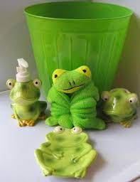 Shop a wide selection of bath accessories at romwe , and find more to fit your fashionable needs. Frog Bathroom Accessories Lotion Soap Dispenser Soap Dish Toothbrush Holder Bath Sponge And Trash Can Learn Frog Bathroom Bathroom Accessories Bath Sponge