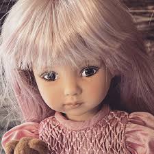 Absolutely love this Jenny Dianna Effner face sculpt. Look at that little  pout