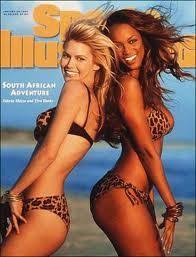 Tyra Banks Was The First African American Woman On The Cover Of Sports Illustr Sports Illustrated Swimsuit Covers Sports Illustrated Swimsuit Issue Si Swimsuit
