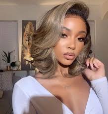 Pin By Ebony Henderson On Personal Hair Inspiration In 2020 Blonde Hair Black Girls Wig Hairstyles Ash Blonde Hair