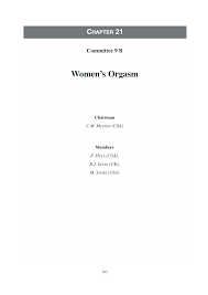 Pdf Womens Orgasm