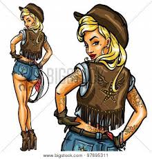 Pin Cowgirl Isolated Vector Photo Free Trial Bigstock Pin up cowgirl illustrations & vectors. bigstock