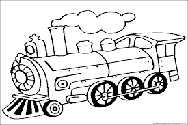 Gambar untuk mewarnai anak paud. Gambar Mewarnai Kereta