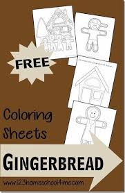 Free printable christmas worksheets for preschoolers bundle. Free Gingerbread Coloring Sheets For Kids Christmas Worksheets Kindergarten Featured