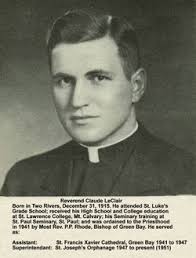 Rev Fr Claude J. Le Clair (1915-1981)