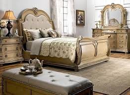 Wilshire King Leather Sleigh Bed Bedroom Sets Queen King Bedroom Sets Bedroom Decor On A Budget